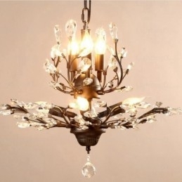 Designer Touch Decorative 8 Light Country Rustic Chandelier