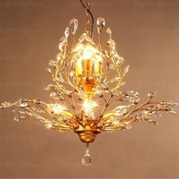 Designer Touch Decorative 8 Light Country Rustic Chandelier