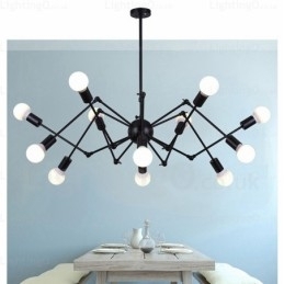 Designer Touch Decorative 12 Light Vintage Retro Chandelier Shops
