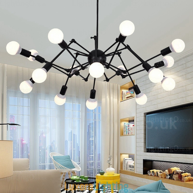 Designer Touch Decorative 12 Light Vintage Retro Chandelier Shops