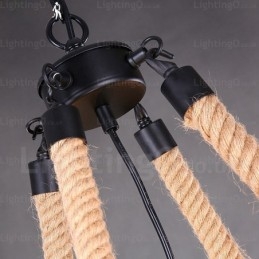 Designer Touch Decorative 8 Light Country Rustic Pendant Light