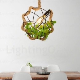 Designer Touch Decorative 1 Light Country Rustic Vintage Retro Pendant Light