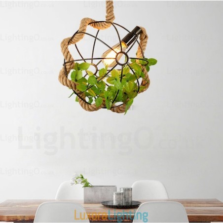 Designer Touch Decorative 1 Light Country Rustic Vintage Retro Pendant Light