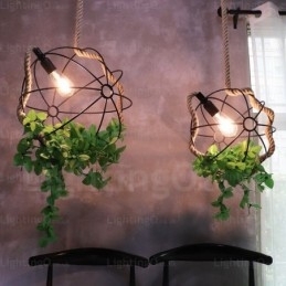 Designer Touch Decorative 1 Light Country Rustic Vintage Retro Pendant Light