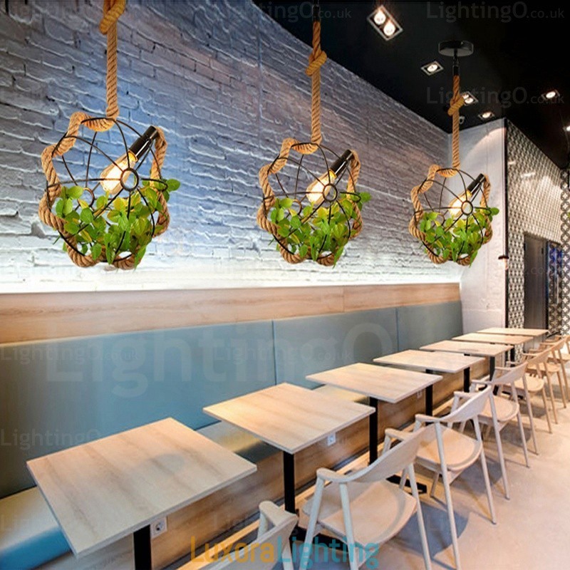 Designer Touch Decorative 1 Light Country Rustic Vintage Retro Pendant Light