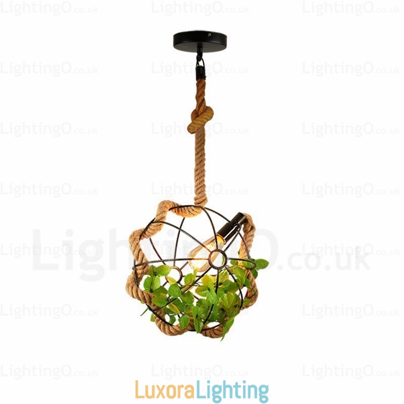 Designer Touch Decorative 1 Light Country Rustic Vintage Retro Pendant Light