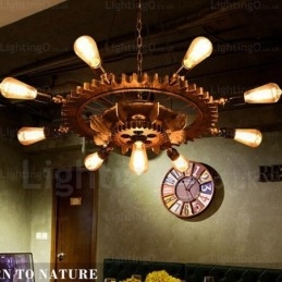 Designer Touch Decorative 9 Light Vintage Retro Pendant Light