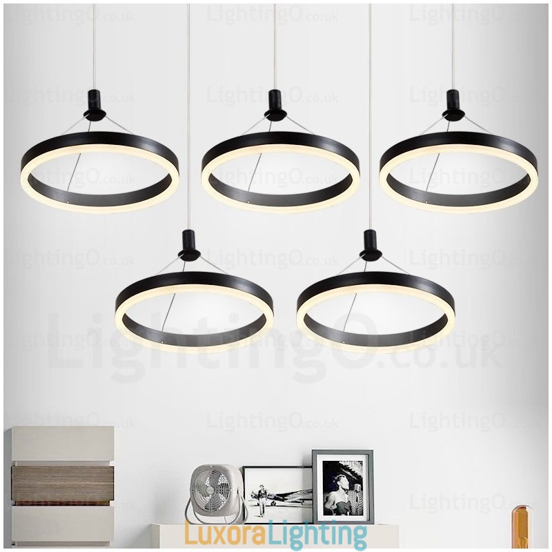Designer Touch Decorative 1 Light Modern Contemporary Pendant Light with Acrylic Shade