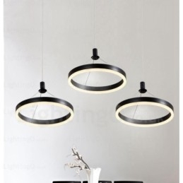 Designer Touch Decorative 1 Light Modern Contemporary Pendant Light with Acrylic Shade