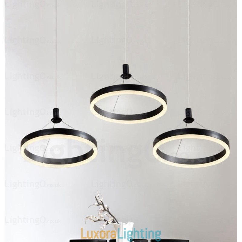 Designer Touch Decorative 1 Light Modern Contemporary Pendant Light with Acrylic Shade