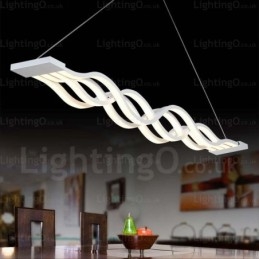 Designer Touch Decorative 1 Light Modern Contemporary Pendant Light with Acrylic Shade