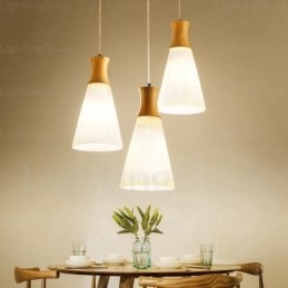 Designer Touch Decorative 1 Light Modern Contemporary Nordic Pendant Light with Glass Shade