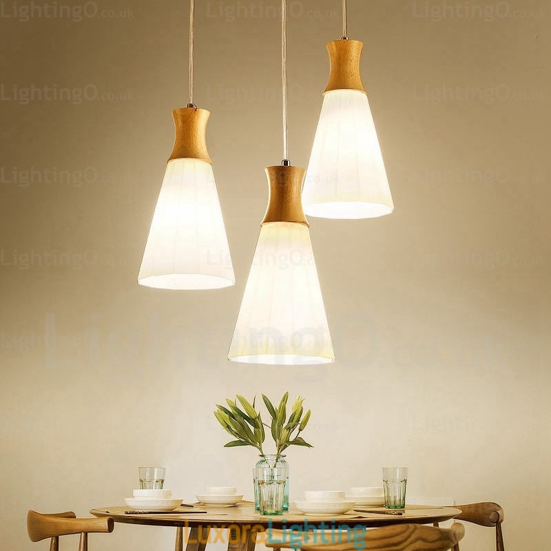 Designer Touch Decorative 1 Light Modern Contemporary Nordic Pendant Light with Glass Shade