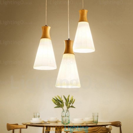 Designer Touch Decorative 1 Light Modern Contemporary Nordic Pendant Light with Glass Shade