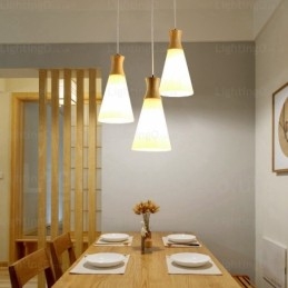 Designer Touch Decorative 1 Light Modern Contemporary Nordic Pendant Light with Glass Shade
