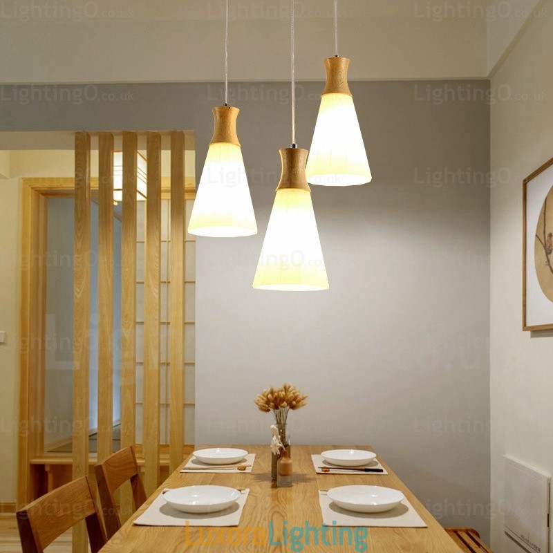Designer Touch Decorative 1 Light Modern Contemporary Nordic Pendant Light with Glass Shade