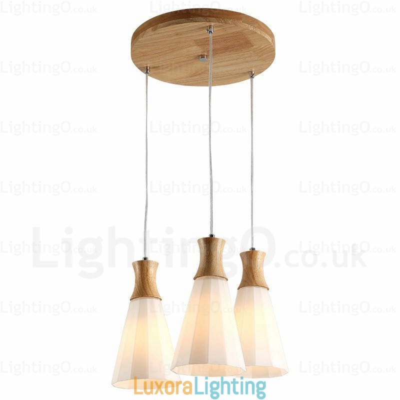 Designer Touch Decorative 1 Light Modern Contemporary Nordic Pendant Light with Glass Shade