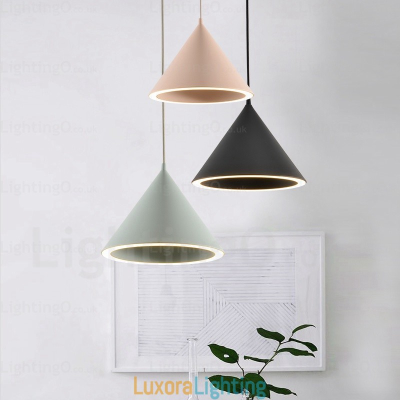 Designer Touch Decorative 1 Light Modern Contemporary Nordic Pendant Light with Acrylic Shade