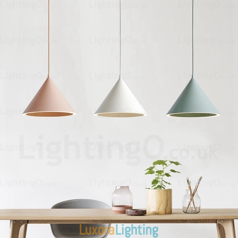 Designer Touch Decorative 1 Light Modern Contemporary Nordic Pendant Light with Acrylic Shade