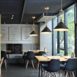 Designer Touch Decorative 1 Light Nordic Modern Contemporary Pendant Light with Stainless Steel Shade Shops