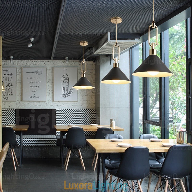 Designer Touch Decorative 1 Light Nordic Modern Contemporary Pendant Light with Stainless Steel Shade Shops