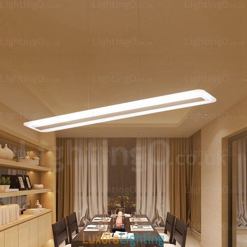 Designer Touch Decorative 1 Light Modern Contemporary Pendant Light with Acrylic Shade