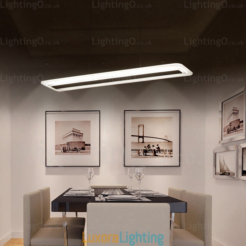 Designer Touch Decorative 1 Light Modern Contemporary Pendant Light with Acrylic Shade