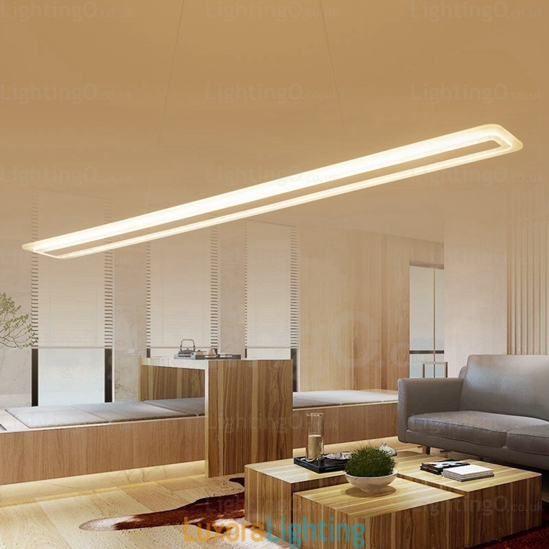 Designer Touch Decorative 1 Light Modern Contemporary Pendant Light with Acrylic Shade