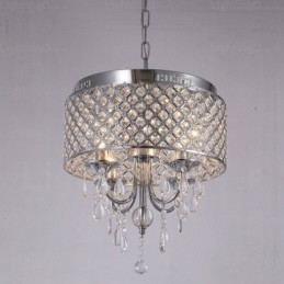 Designer Touch Decorative 1 Light Modern Contemporary Pendant Light with Crystal Shade