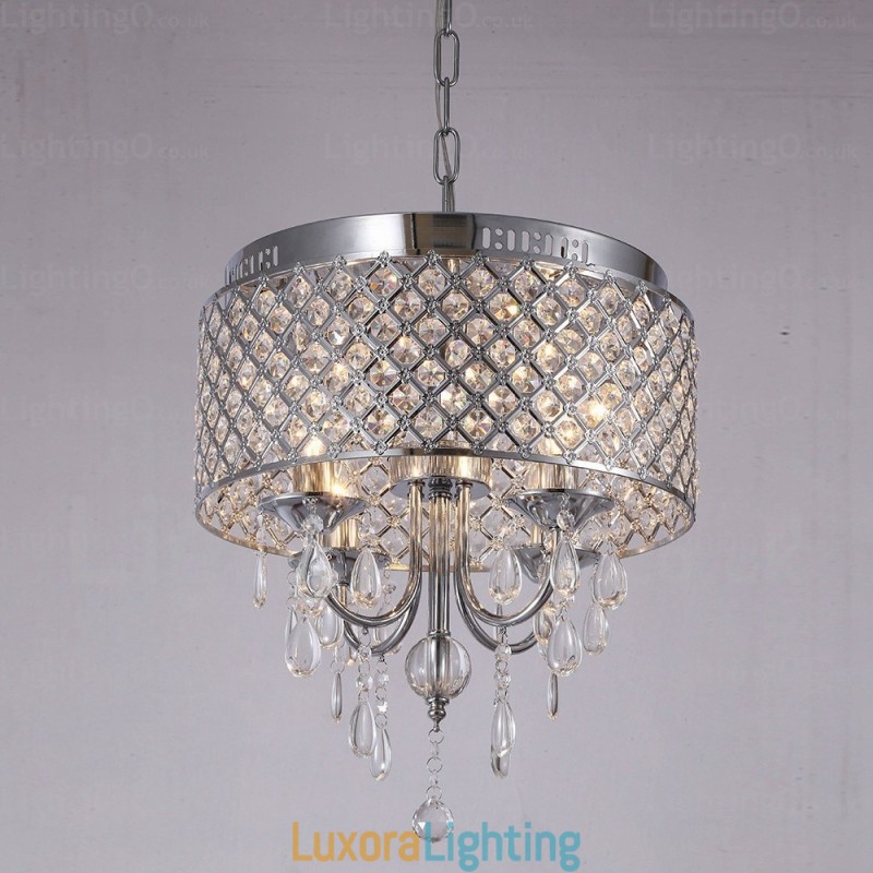 Designer Touch Decorative 1 Light Modern Contemporary Pendant Light with Crystal Shade