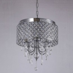 Designer Touch Decorative 1 Light Modern Contemporary Pendant Light with Crystal Shade