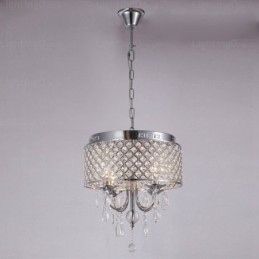 Designer Touch Decorative 1 Light Modern Contemporary Pendant Light with Crystal Shade