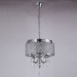 Designer Touch Decorative 1 Light Modern Contemporary Pendant Light with Crystal Shade