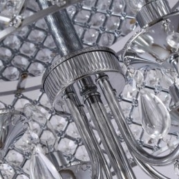 Designer Touch Decorative 1 Light Modern Contemporary Pendant Light with Crystal Shade