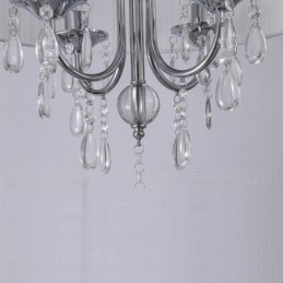 Designer Touch Decorative 1 Light Modern Contemporary Pendant Light with Crystal Shade