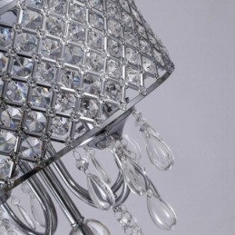 Designer Touch Decorative 1 Light Modern Contemporary Pendant Light with Crystal Shade