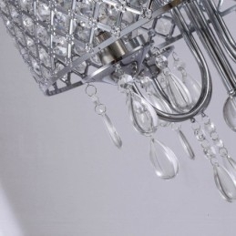 Designer Touch Decorative 1 Light Modern Contemporary Pendant Light with Crystal Shade