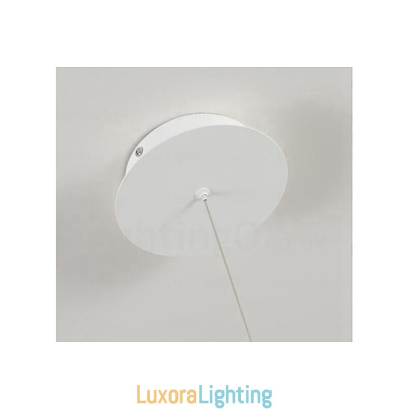 Designer Touch Decorative 2 Light Modern Contemporary Pendant Light with Acrylic Shade