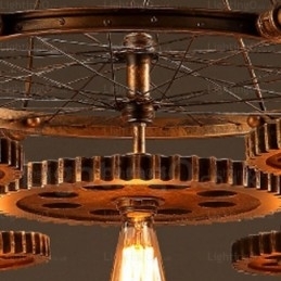 Designer Touch Decorative 7 Light Vintage Retro Pendant Light
