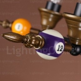 Designer Touch Decorative 4 Light Country Rustic Vintage Retro Pendant Light