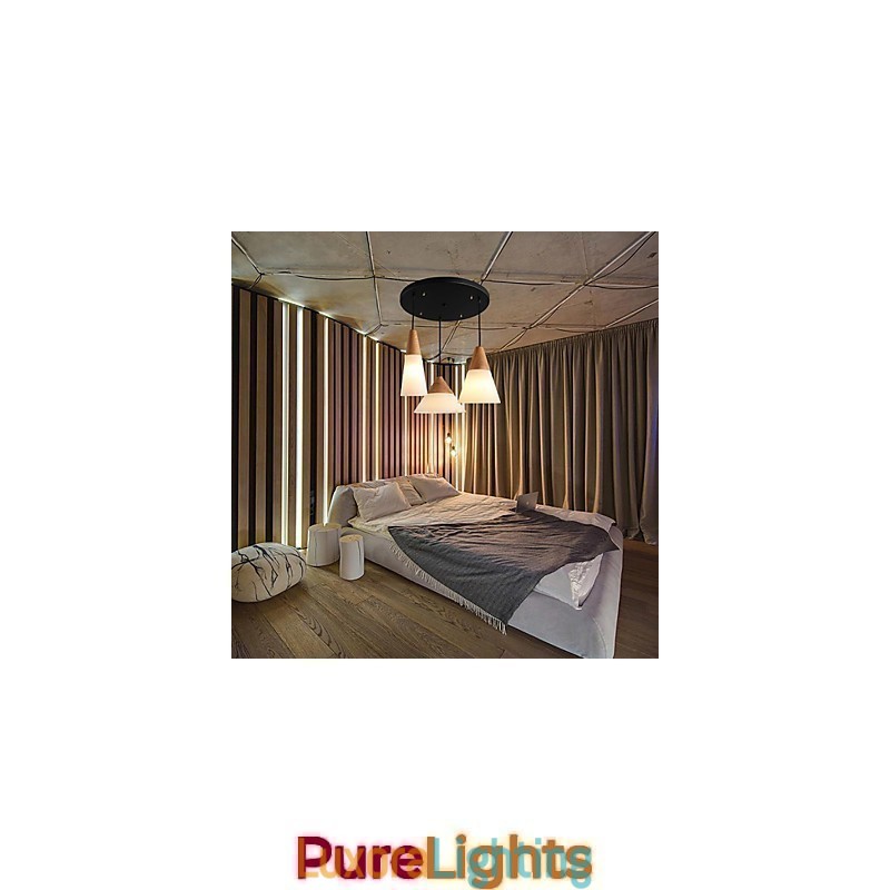 Designer Touch Decorative Chandelier Mini Style Modern Contemporary Metal 3 Light Pendant Light