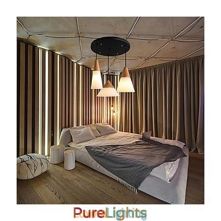 Designer Touch Decorative Chandelier Mini Style Modern Contemporary Metal 3 Light Pendant Light