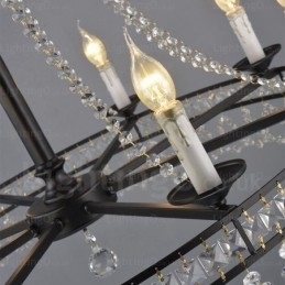 Designer Touch Decorative 4 Light Country Rustic Pendant Light