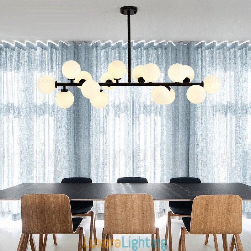 Designer Touch Decorative 16 Light Nordic Pendant Light with Glass Shade