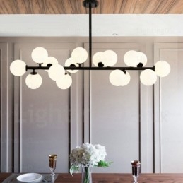 Designer Touch Decorative 16 Light Nordic Pendant Light with Glass Shade
