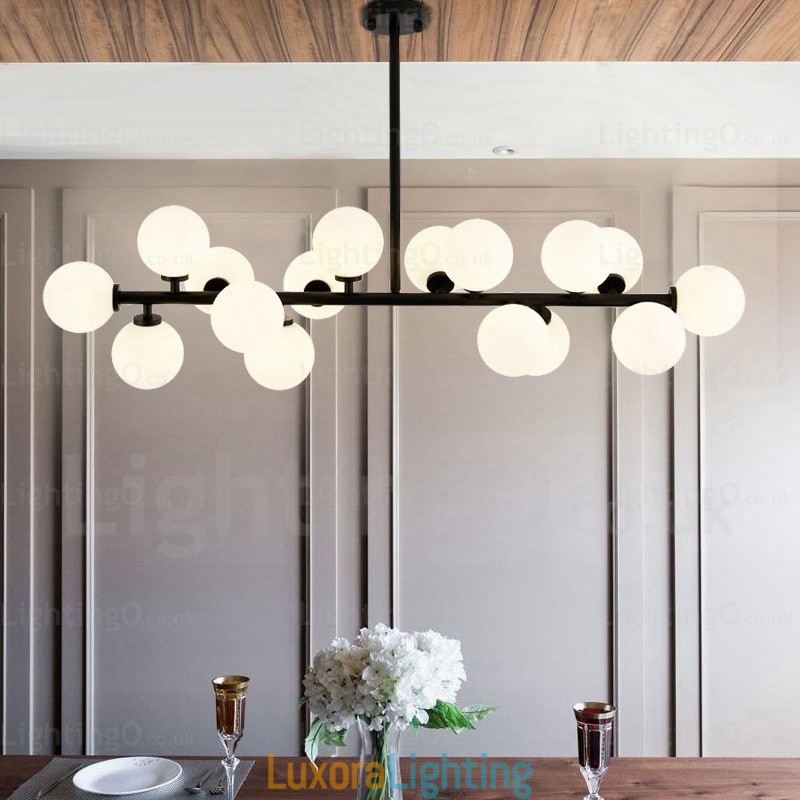 Designer Touch Decorative 16 Light Nordic Pendant Light with Glass Shade