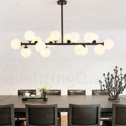 Designer Touch Decorative 16 Light Nordic Pendant Light with Glass Shade