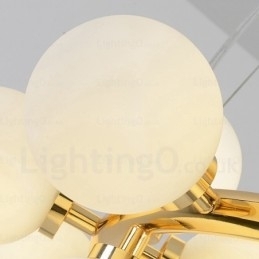 Designer Touch Decorative 25 Light Nordic Pendant Light with Glass Shade