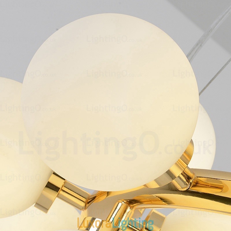 Designer Touch Decorative 25 Light Nordic Pendant Light with Glass Shade