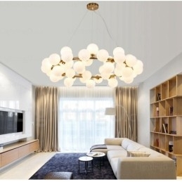 Designer Touch Decorative 25 Light Nordic Pendant Light with Glass Shade